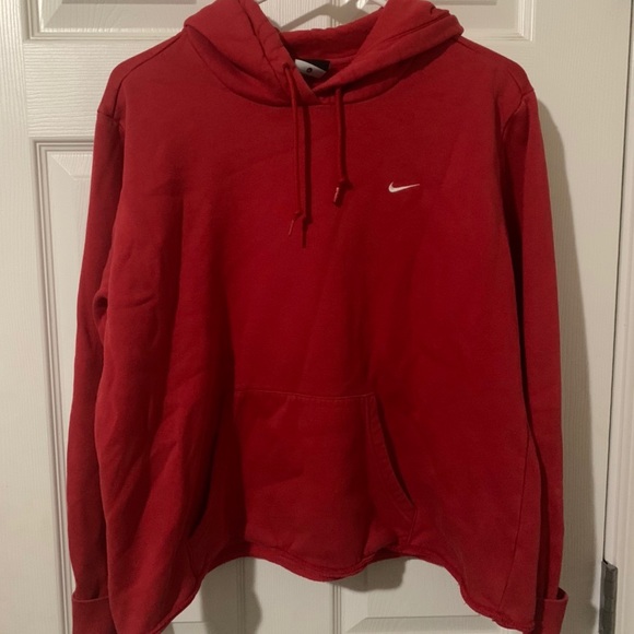 Red Vintage Nike hoodie - Picture 1 of 4
